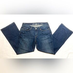 Women’s Eddie Bauer petite length curvy bootcut Jeans Sz 10 petite short [A3]